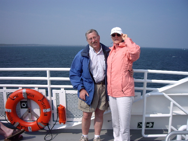 On Deck of a ferry